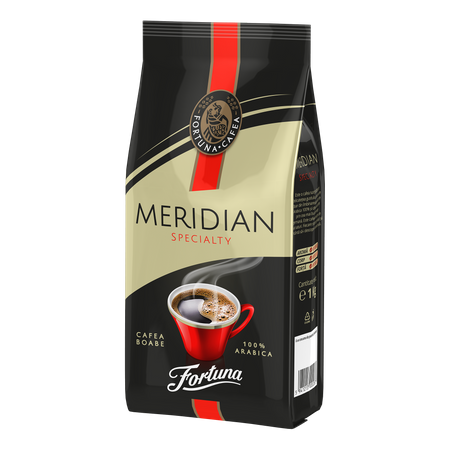 Cafea boabe Fortuna Meridian Speciality 100% Arabica, 1 Kg